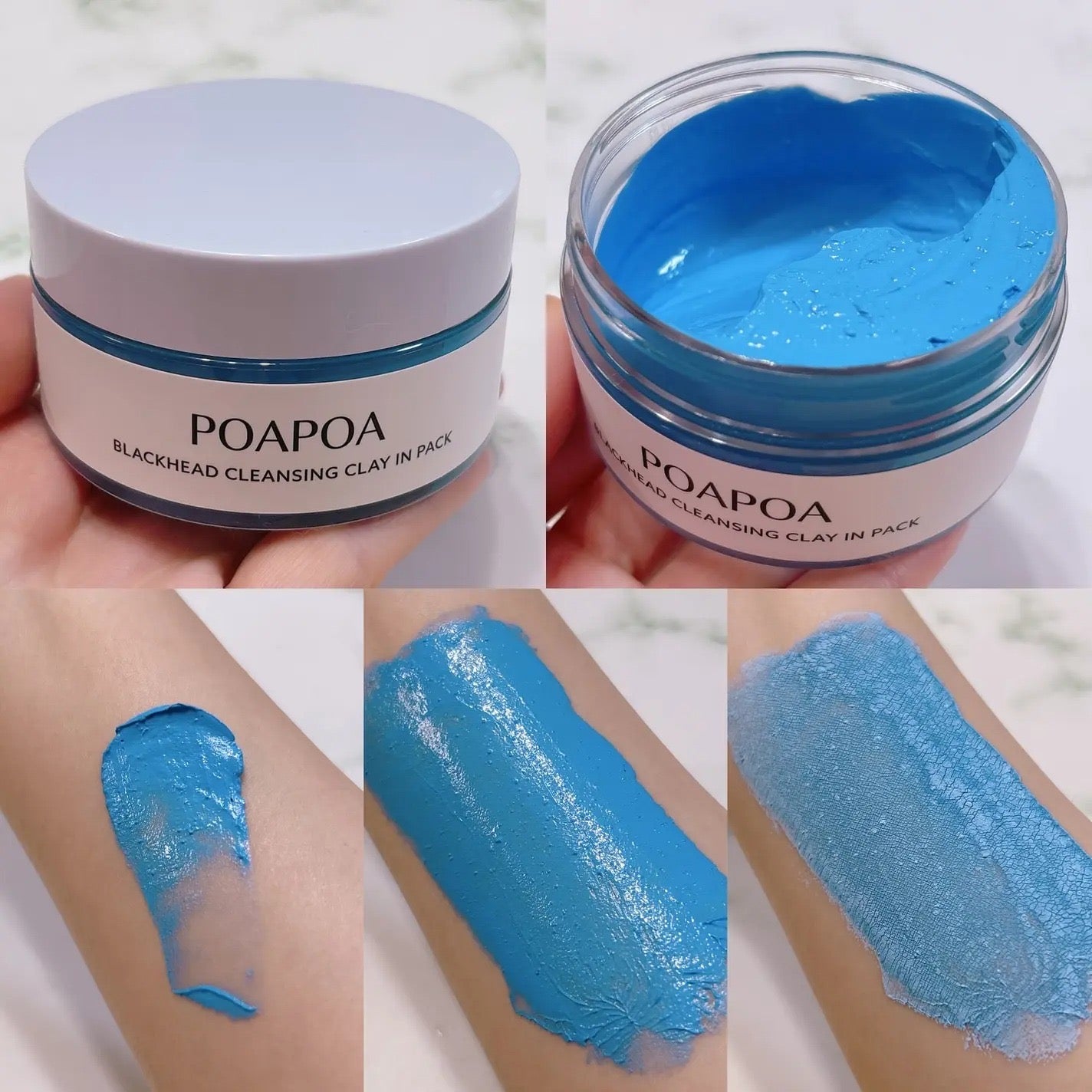 🇯🇵日本直送 日本製POAPOA 深層清潔強力去黑頭粉刺藍色海泥面膜 70g