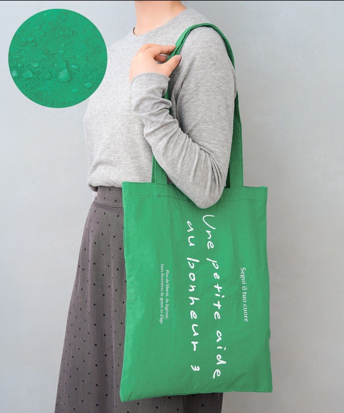 🇯🇵 Direct from Japan: 3COINS French Alphabet Water-Repellent Tote Bag 💧✨