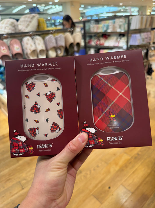 🇯🇵 日本直送.Afternoon Tea × PEANUTS 史努比 暖手寶 流動充電器🐾