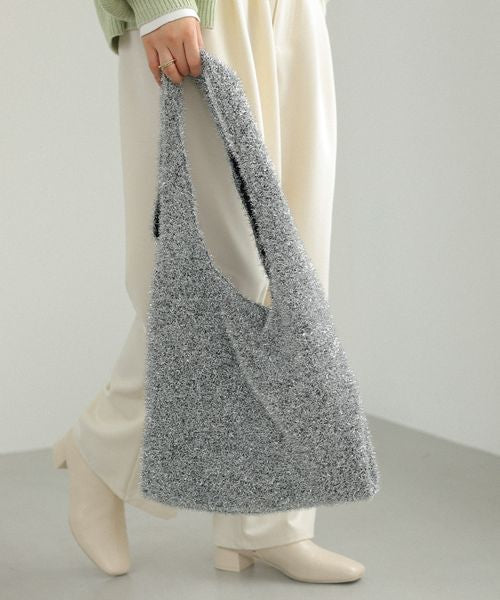 🇯🇵 日本直送 LEPSIM 亮澤 金蔥針織肩背袋 Shoulder Bag ✨