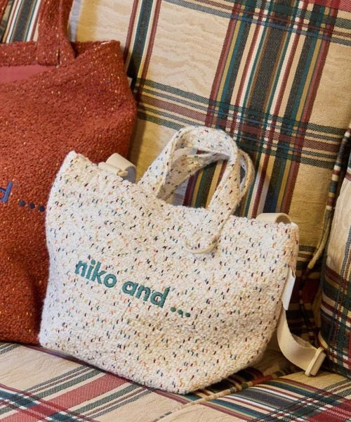 🇯🇵 日本直送 niko and ... 2026 最新秋冬2WAY 粒粒 紋單肩手提袋👜✨