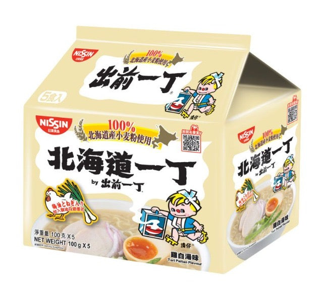 🇭🇰 香港直送 日清北海道一丁 雞白湯味 🍜✨ (5入裝)"