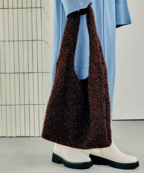 🇯🇵 日本直送 LEPSIM 亮澤 金蔥針織肩背袋 Shoulder Bag ✨