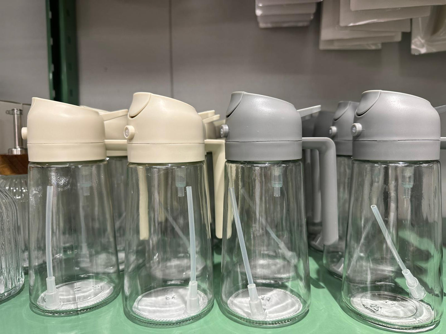 🇯🇵 Japan Direct Import 3 Coins 2-Way Spray/Pouring Glass Oil Bottle 🍳✨ 460ml