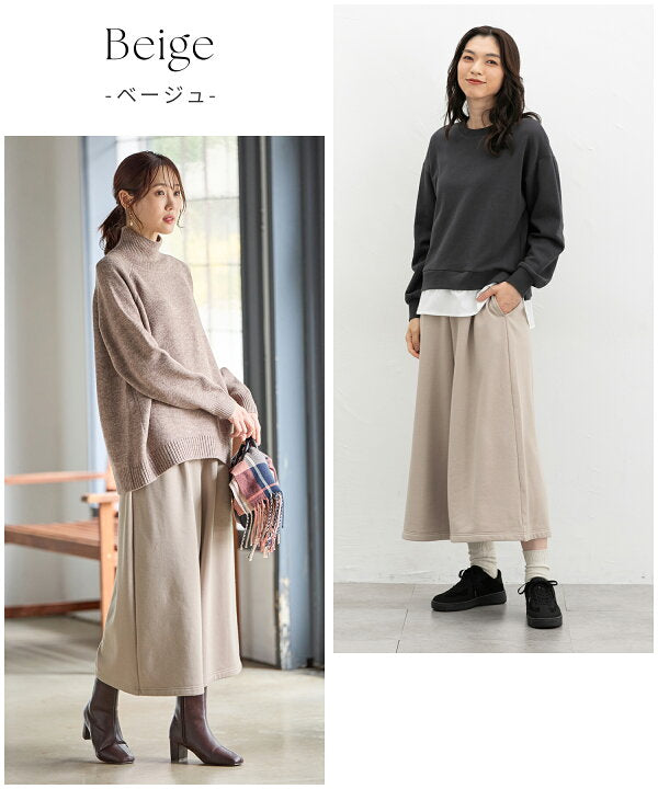 🇯🇵 日本直送 Honeys ハニーズ 保暖加厚寬褲（6色｜S–3L） ❄️👖