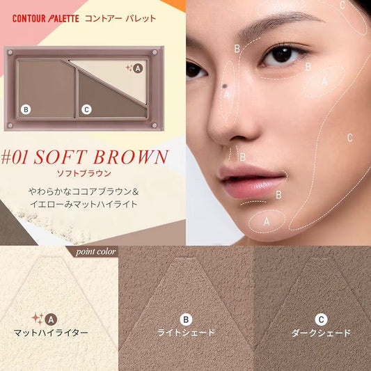 🇰🇷 韓國3CE 三色立體修容高光盤 （3CE LAYER IT ALL PALETTE CONTOUR）