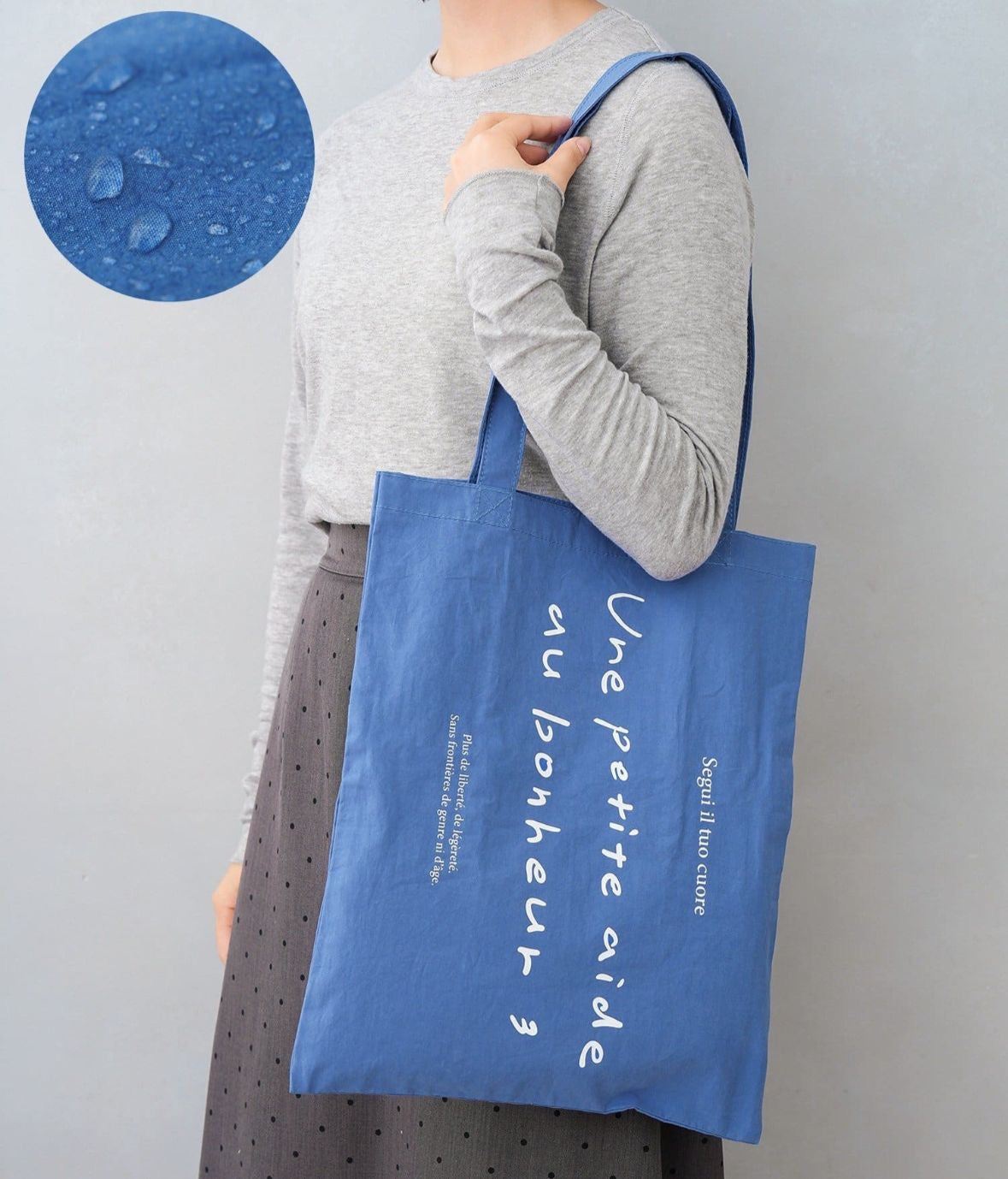 🇯🇵 Direct from Japan: 3COINS French Alphabet Water-Repellent Tote Bag 💧✨