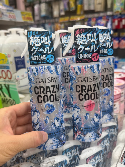 🇯🇵 日本直送 GATSBY Crazy Cool 絕叫級極凍冰感身體噴霧 170ml