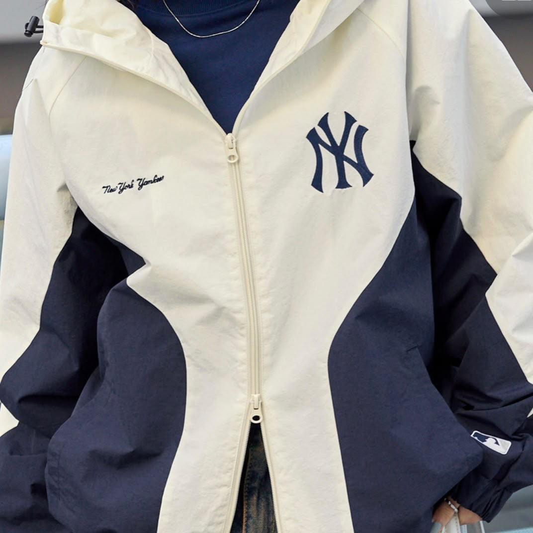 🇯🇵日本直送 MONO-MART 別注 MLB 連帽尼龍拼色風褸外套 Jacket