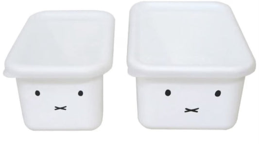 🇯🇵 日本直送 富士琺瑯 Miffy 深型方形食物儲存盒 (2件套裝) 🤍✨