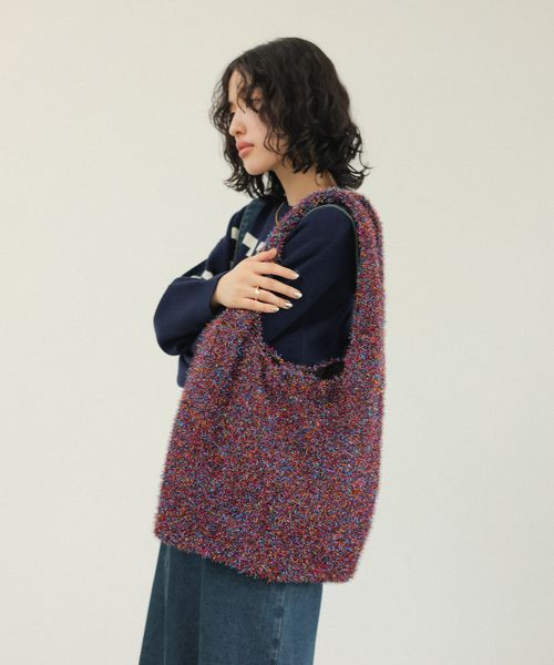 🇯🇵 日本直送 LEPSIM 亮澤 金蔥針織肩背袋 Shoulder Bag ✨