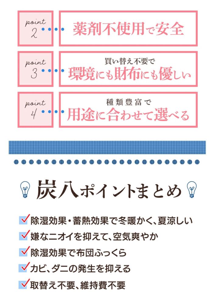 🇯🇵 日本直送 日本製「出雲屋炭八」調濕木炭 (5件裝)