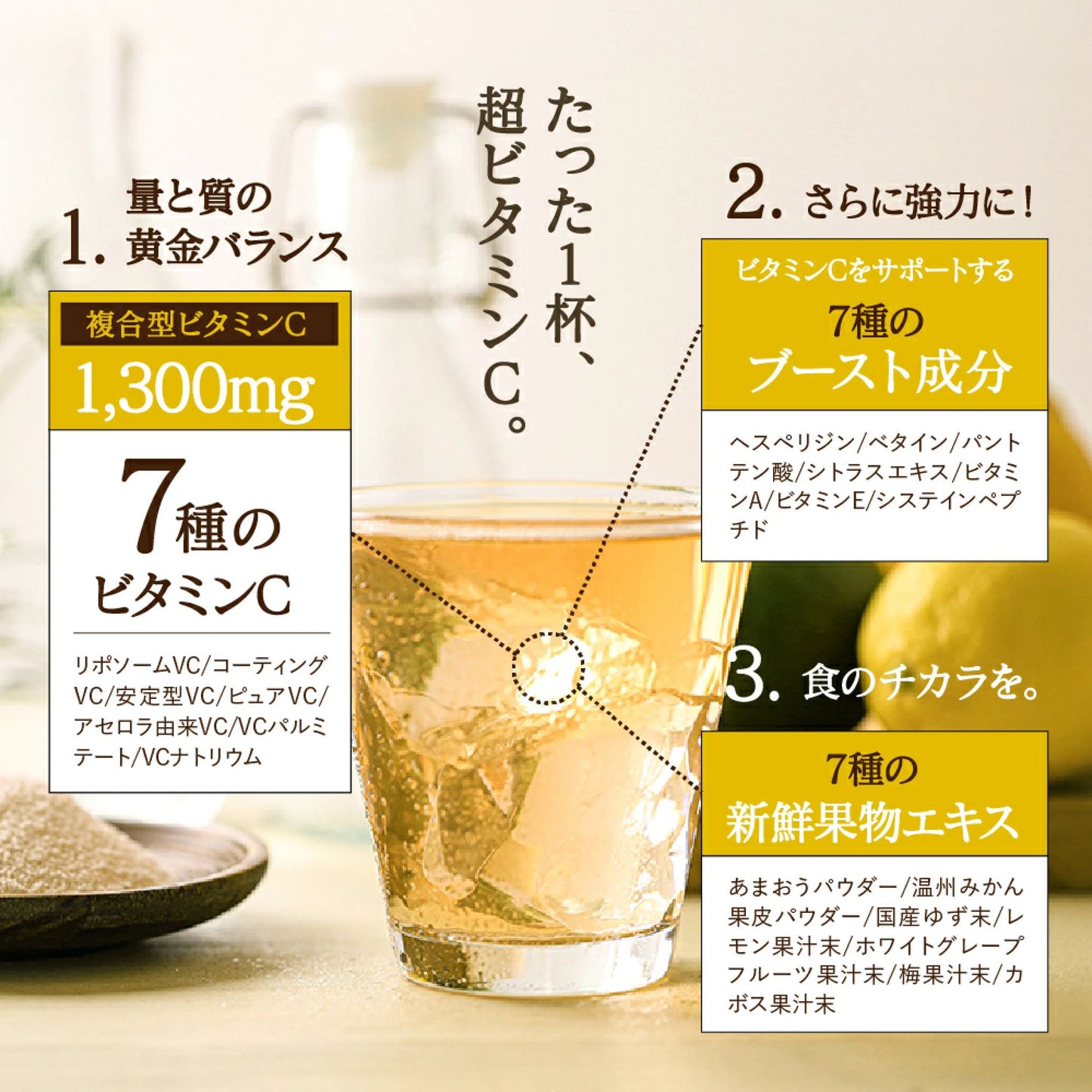 🇯🇵 日本直送 nanacarat 7C複合 維他命C 粉末 30包裝 🍋