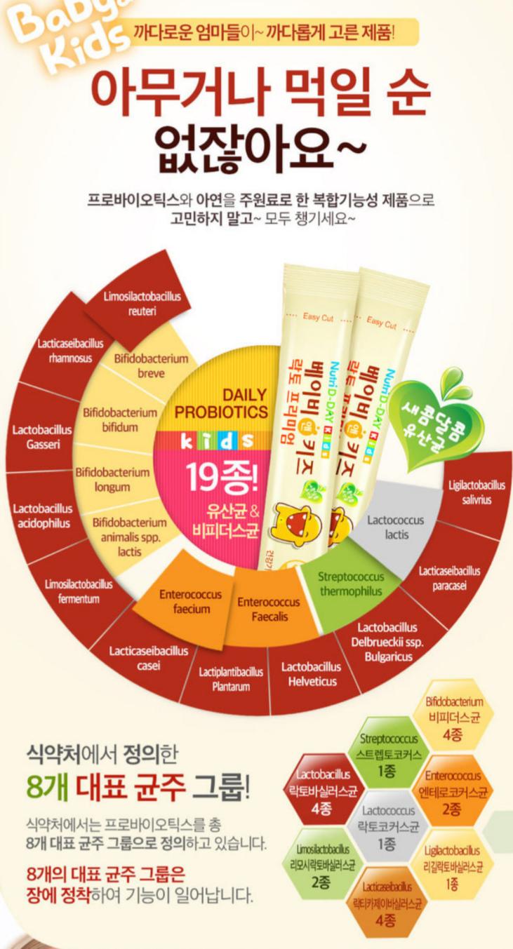 🇰🇷 韓國直送 Nutri D-DAY Baby & Kids Lacto Premium 益生菌粉 2g×30包 🍓