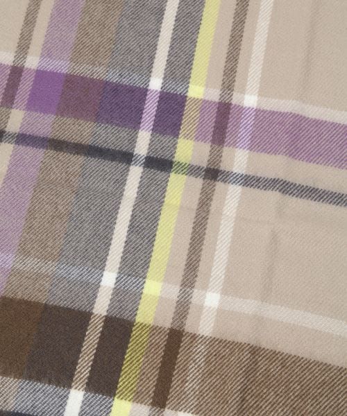 🇯🇵 日本直送 studio CLIP 抗靜電大判格紋保暖披肩／圍巾 🧣✨