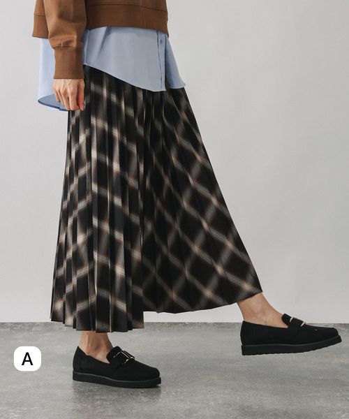 🇯🇵 日本直送 GLOBAL WORK 易打理百褶半截裙 593329