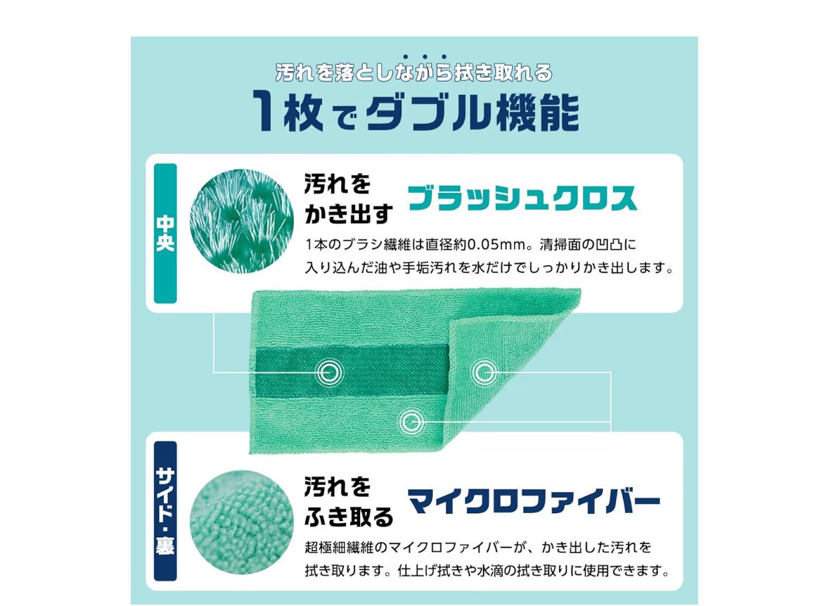 日本直送 激落ちくん 壁面專用清潔布 (3枚入) 🧽✨