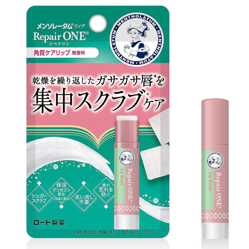 🇯🇵 日本直送 曼秀雷敦 Mentholatum Repair ONE 集中磨砂修護唇膏 3.6g