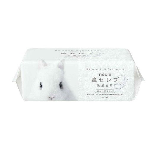 🇯🇵 日本直送 Nepia 鼻セレブ 洗面專用保濕紙巾🐰💧 120抽