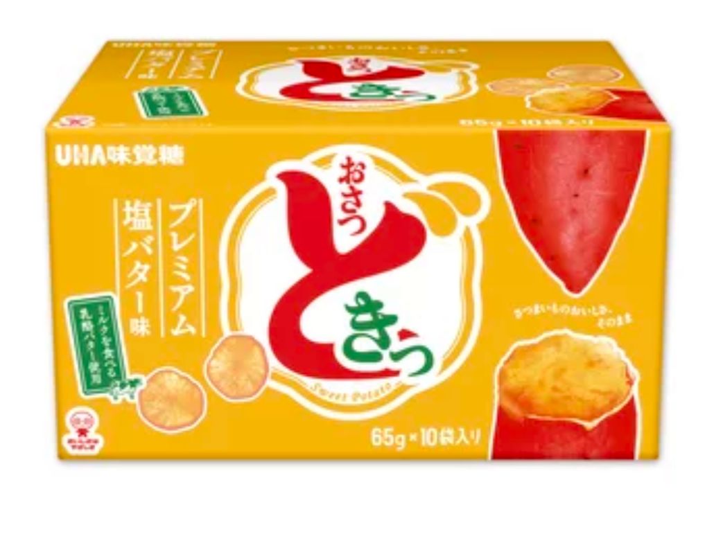 🇯🇵 日本直送 Costco UHA味覚 頂級鹽牛油味番薯片🍠🧈 一箱10包 (65g x 10)