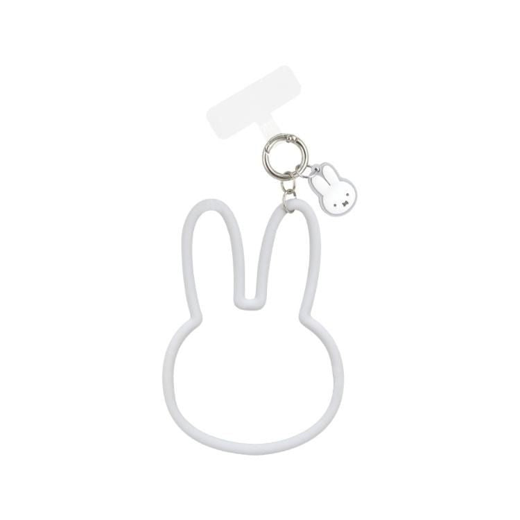 🇯🇵 日本連線 | Miffy 兔頭造型矽膠手機掛繩圈 📱💖