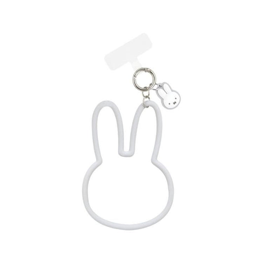 🇯🇵 日本連線 | Miffy 兔頭造型矽膠手機掛繩圈 📱💖