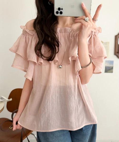 🇯🇵 Direct from Japan: Classical Elf (MILY BILET) 360-Degree Cute Multi-Way Ruffle Bow Blouse 🎀✨mi1019132