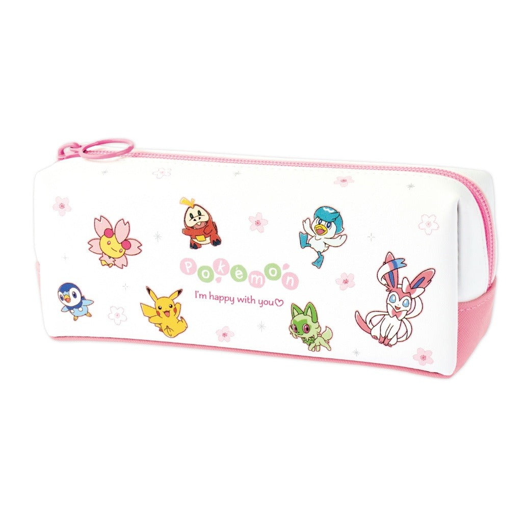 🇯🇵 Direct from Japan: Pokémon Cherry Blossom Large Capacity Multi-Purpose Pencil Case 🌸✨ 70g
