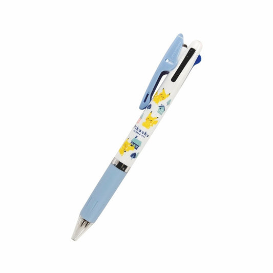 🇯🇵 Direct from Japan: Pokemon Pikachu #025 Forest Town Jetstream 3-Color Ballpoint Pen ⚡️🌲 14g
