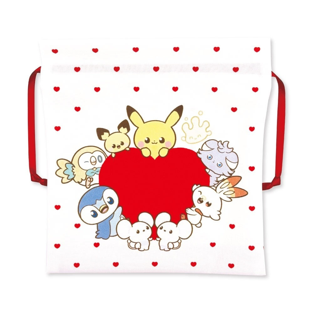 🇯🇵 日本直送 Pokemon Poképeace 心心相印束口袋 ❤️✨