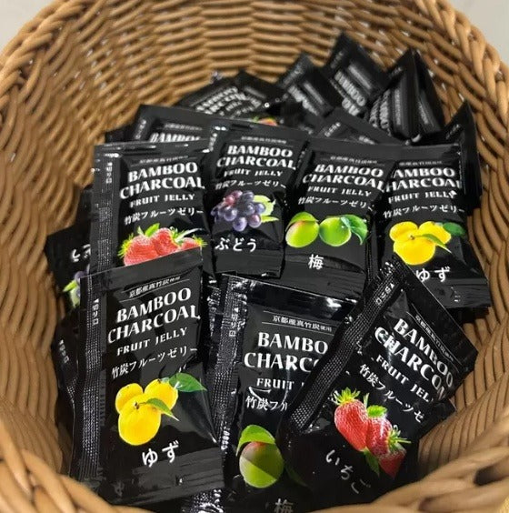 🇯🇵 日本直送 COSTCO 京都產真竹炭水果啫喱分享裝🖤✨ 60包入
