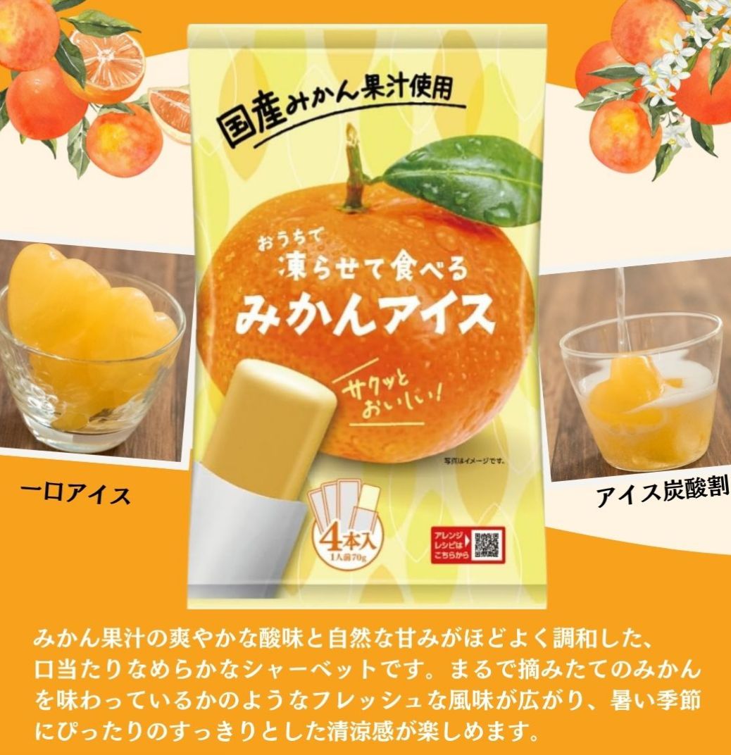 🇯🇵 Direct from Japan: Tanio Shokuryo Homemade Fruit Ice Pops/Slushies (8-Pack) ❄️✨2 packs per set, same flavor