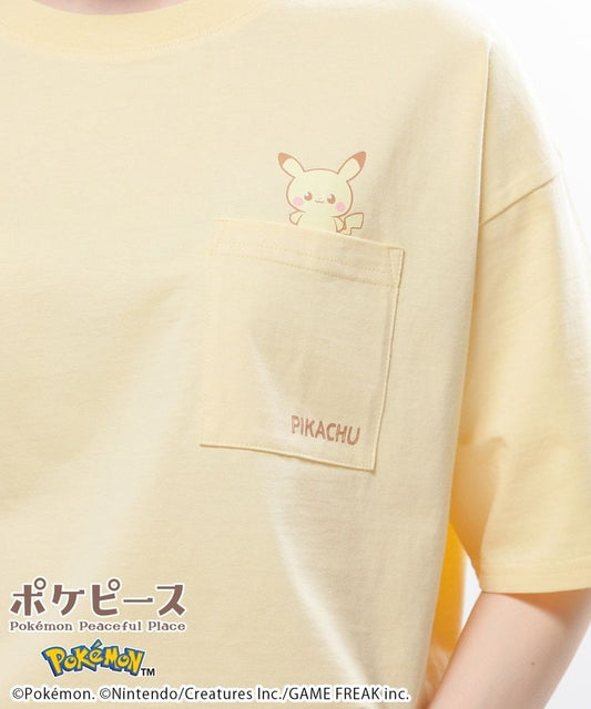 🇯🇵 日本直送 Honeys x Pokemon Peaceful Place Pocket Tee 👕✨
