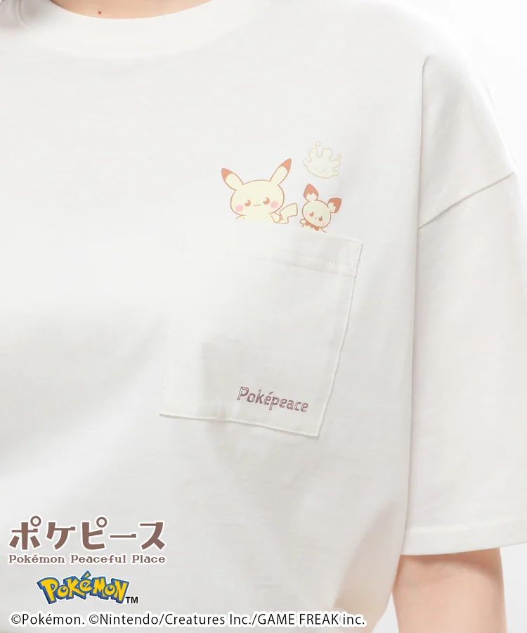 🇯🇵 Direct from Japan: Honeys x Pokemon Peaceful Place Pocket Tee 👕✨