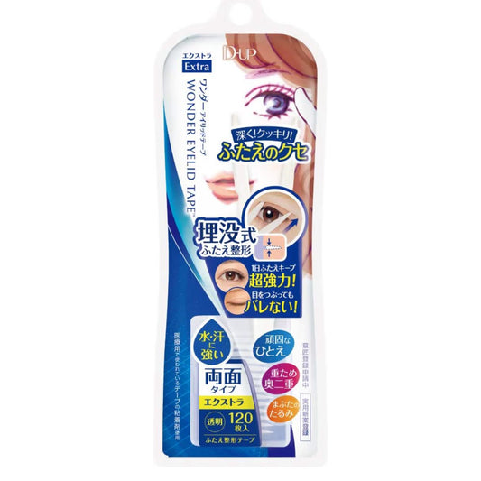 🇯🇵 Direct from Japan: D-UP Invisible Double Eyelid Tape, Extra Version, 120 pcs. 👁️✨