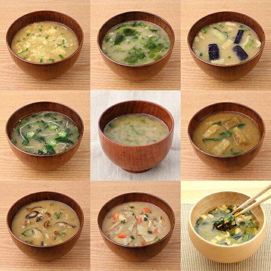 🇯🇵 Direct from Japan: Cosmos Foods Shiawase Ippai Instant Miso Soup Tasting Set 🥣✨ (10 servings)