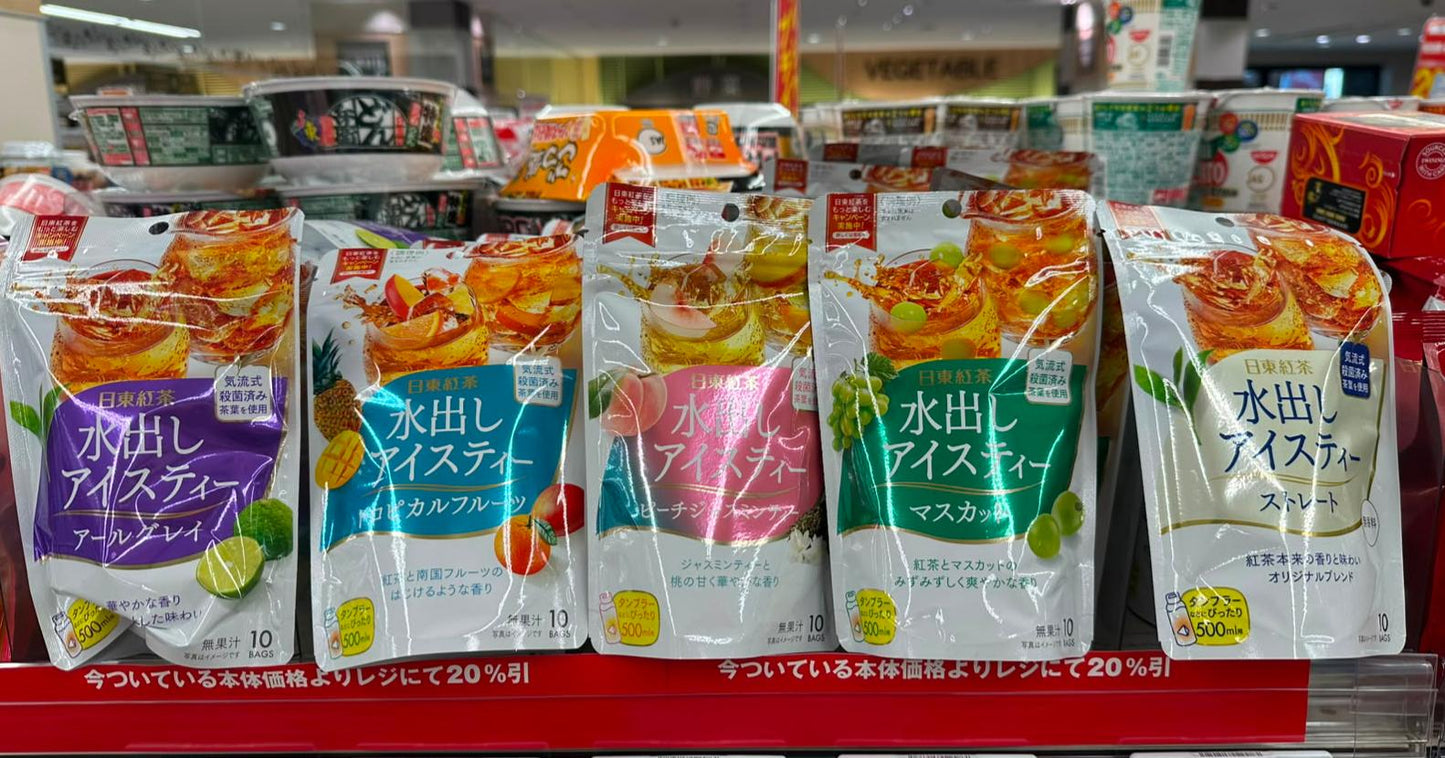 🇯🇵 日本直送 日東紅茶 500ml冷水即溶冷泡冰茶包（10袋入） 🍹✨