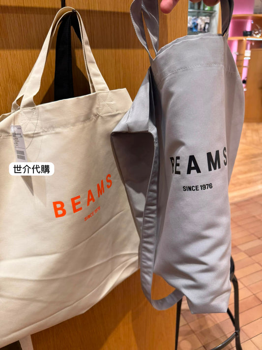 🇯🇵 日本直送 BEAMS 經典 Logo 帆布袋 Tote Bag 👜✨