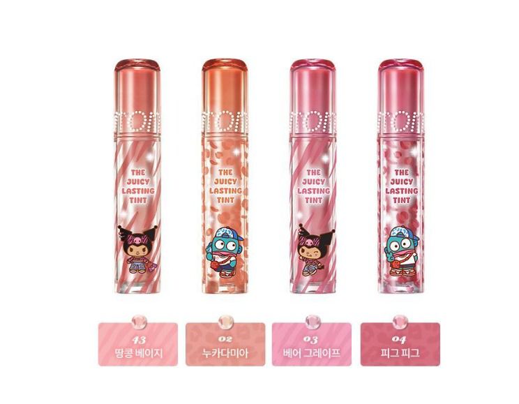 韓國 Romand x Sanrio 果汁水潤tint 3.5g 送收納袋