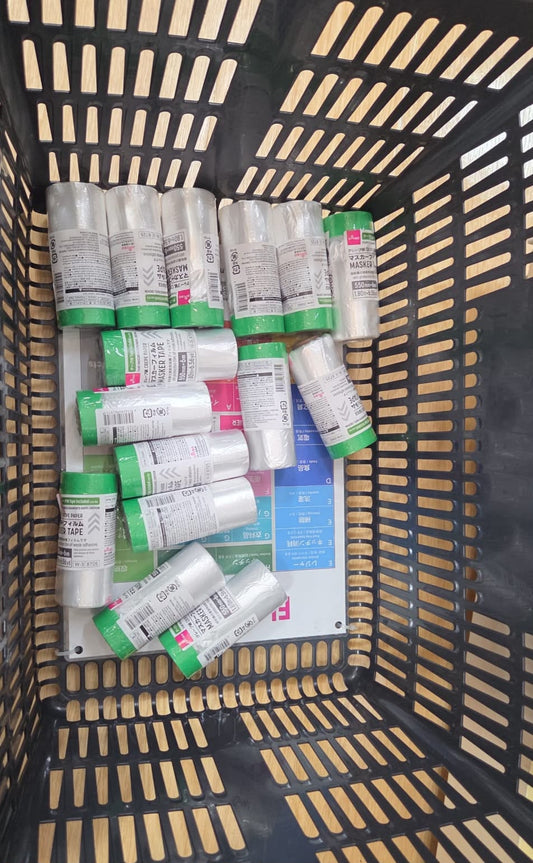 🇯🇵 DAISO 皺紋膠紙連保護膠膜 🛠️✨
