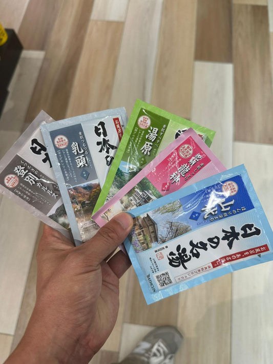 Japanese famous hot spring bath salts sent directly from Hong Kong, Japan [single pack]