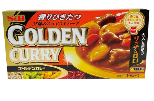 Golden Japanese Curry Mild curry cubes 198G