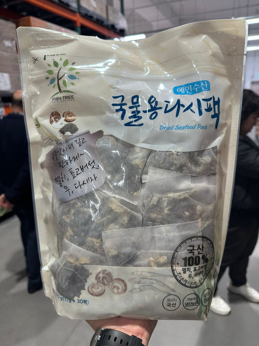 C2183 🇰🇷Fish Tree Dried Seafood Broth Soup Bags 30 pieces directly delivered from Korea