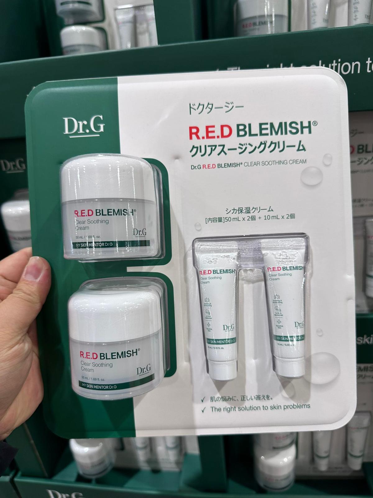 C3109 🇯🇵日本直送 Dr. G RED Blemish Clear Soothing Cream 活性積雪草舒緩保濕修護面霜