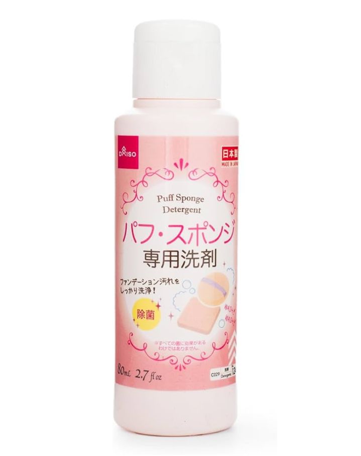 🇯🇵 Japan's hot selling DAISO powder puff cleaning agent🧼 80ml