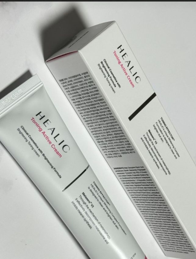🇰🇷 韓國直送 HEALIC Toning Active Cream 水潤亮白爆水面霜 🧴✨